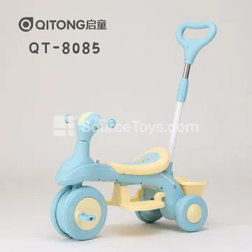 Tricycle with Music and Push Handle