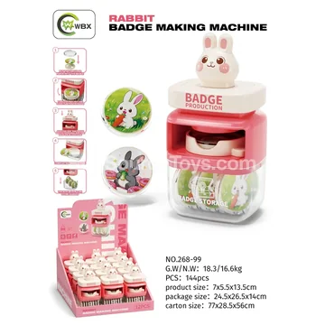 Bunny Badge Maker (12 PCS)