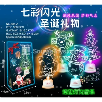 Christmas musical light ornament