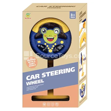 Frog-Shaped Steering Wheel Toy