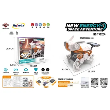 New Energy Space Mechanical Dog STEAM DIY Assembly Kit