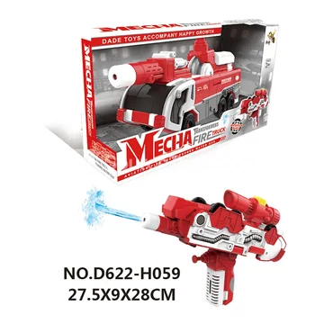Transforming Fire-Rescue Toy Vehicle