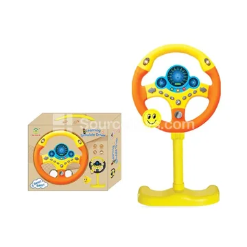 Orange Steering Wheel with Voice and Power Rotation