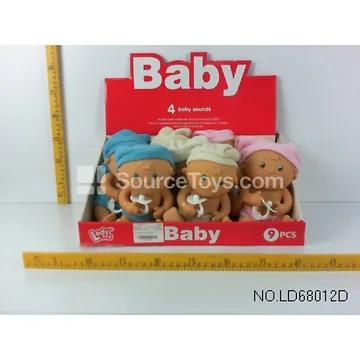 Vinyl Doll 8 inch 4 Sounds Potato Doll 9-Pack