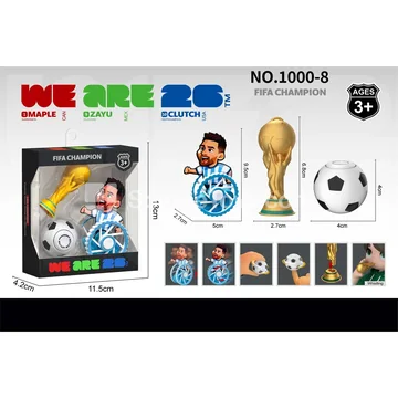 World Cup Tumbler + Trophy Whistle + Finger Spinning Top Soccer