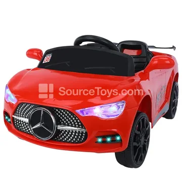 Electric Open-Top Sports Car (Red, White)
