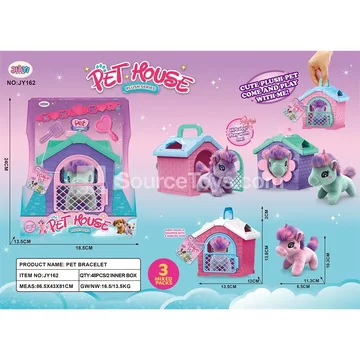Plush Unicorn Pet House