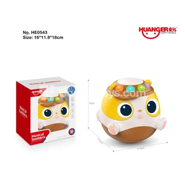 Sound & Light Doggy Roly-Poly Toy
