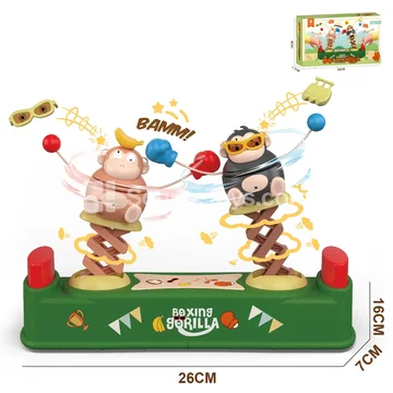 Gorilla Punch Card Game  2-Player Battle Reaction Training