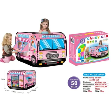 Candy Cart Play Tent with 50 Ocean Balls