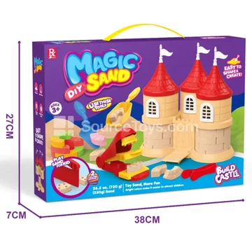 Colored Sand Castle Building Set