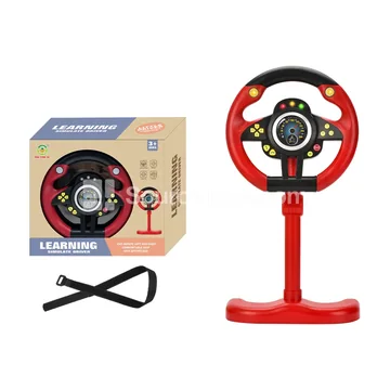 Steering Wheel Toy with 360° Rotation Stand