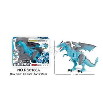 Electric Western Dragon Toy with Spray, Sound, and Lights