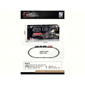 Electric Track Car Alloy Smart with Lights Music Smoke