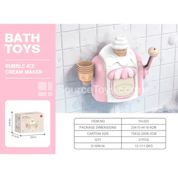Ice Cream Bath Bubble Machine