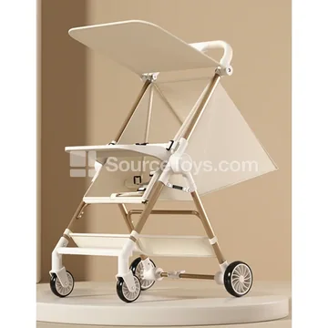 Full-Recline Baby Stroller with Tray