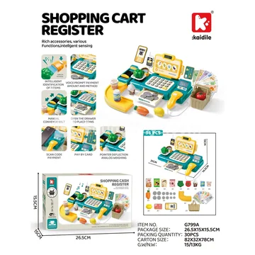 Supermarket Cash Register Pretend Play Toy