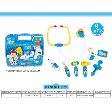 Pretend-Play Medical Kit in Handbag Box with Lights & Sounds