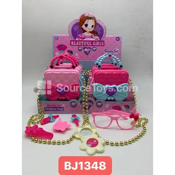 Glitter Crossbody Bag Jewelry Set with Accessories