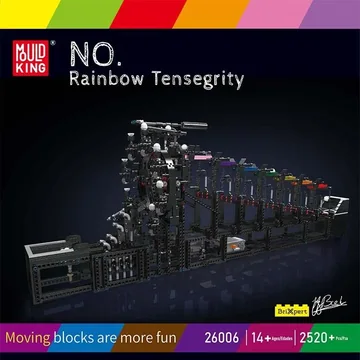 DIY Assembly Building Blocks Rainbow Tension