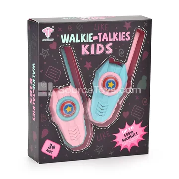 500m Walkie-Talkie Clear Version Pink/Blue