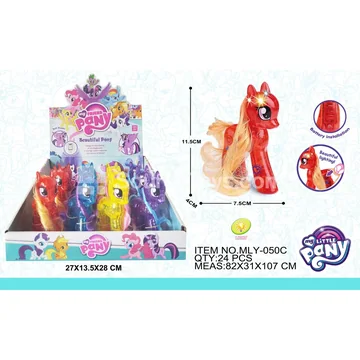 Display Box Transparent Glitter My Little Pony (12 pcs/box)