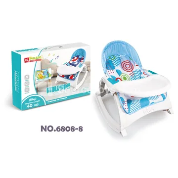Multifunctional Rocking Chair with Tray