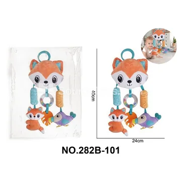Baby Educational Plush Fox Bell Toy Set