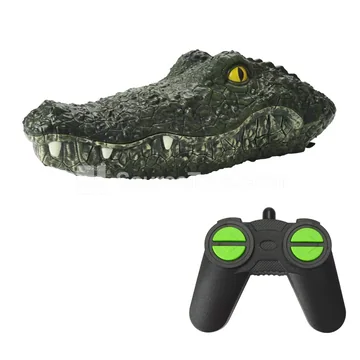 2.4G Remote Control Crocodile Boat Electric Toy for Water Play
