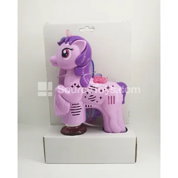Large Perforated Wing Unicorn Bubble Gun (OEM Display Box)