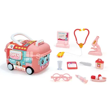 Pretend-Play Doctor Kit with Carrying Case 2-in-1