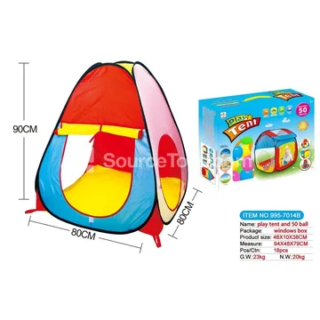 Kids Play Tent with 50 Ocean Balls