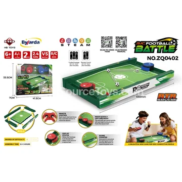 Remote Control Tabletop Soccer Game - DIY Assembly (STEM Educational Toy)