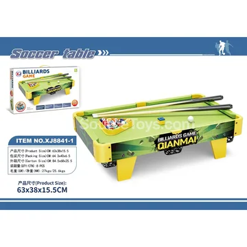 XJ8841-1 Tabletop Pool Table with Cues and Balls