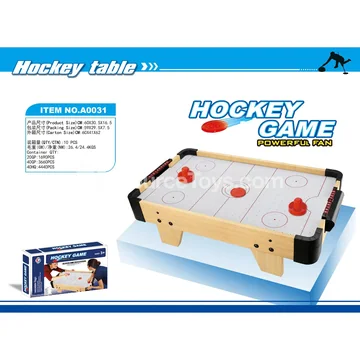A0031 Wooden Air Hockey Table with Legs and Fan