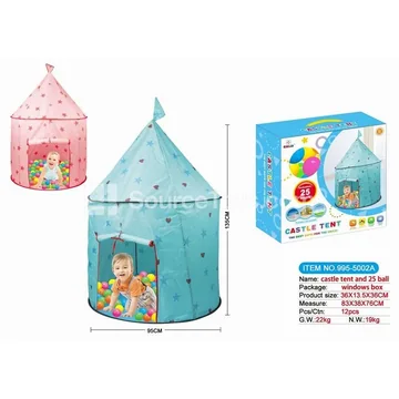 Play tent with 25 ocean balls