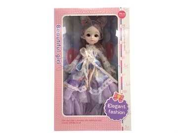 12-inch 22-Jointed Fashion Doll Gift Set for Pretend Play