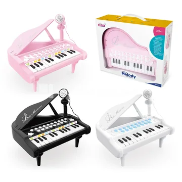 Mini Piano (Pink/White/Black) Solid Color