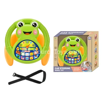Frog Steering Wheel Learning Toy with U Base
