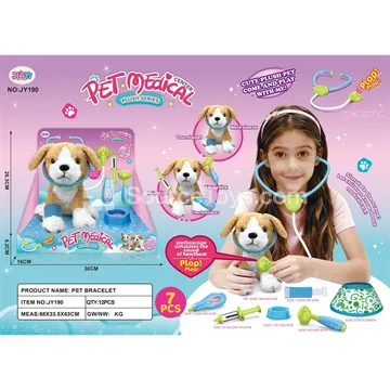 Medical-Themed Plush Dog Set