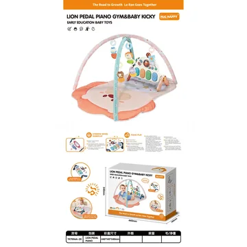 Multifunctional Baby Play Gym Mat (Girls Version) (Requires 3 x 1.5V AA Batteries, Batteries Not Included)