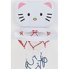 Bathroom Basketball Hoop White Cat (3 Balls)
