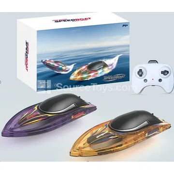2.4G High-Speed RC Boat with LED Lights