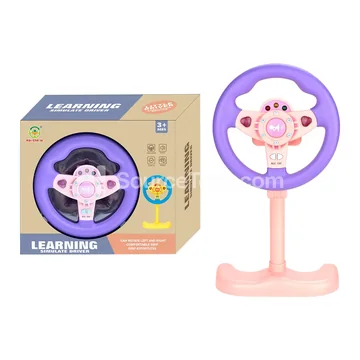 Steering Wheel with 360° Rotating Stand