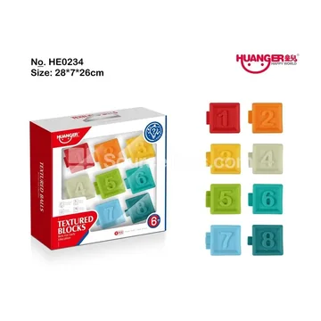 Vinyl Building Blocks Set of 8