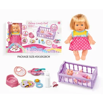 9-Inch Doll Cradle Playset