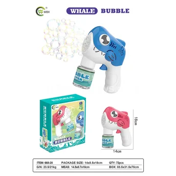 Electric Shark Bubble Gun