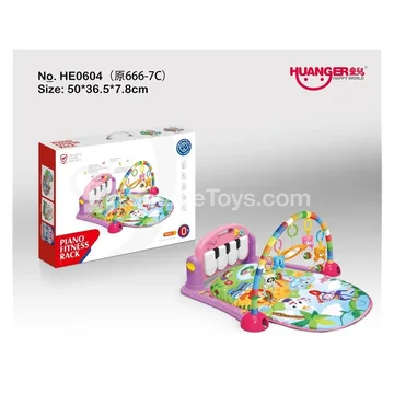Foot Piano Play Gym (Lights, Music, Pink)
