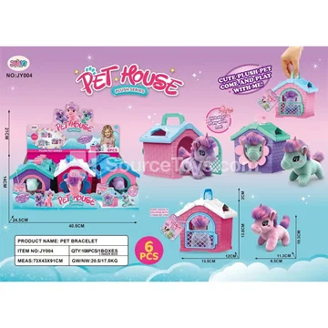 Plush Unicorn Pet House