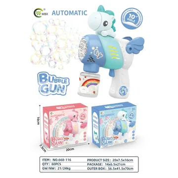 Automatic 10-Hole Bubble Gun